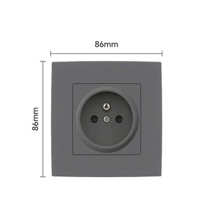 EU Tiêu chuẩn điện Ổ cắm điện thiết lập Đức Schuko 16A PC Bảng điều chỉnh tường thiết bị chuyển mạch và ổ cắm - Product Image 6