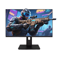 Moniteur de jeu sans bordure 24,5 pouces 2K 240 Hz IPS 100 % sRGB à faible lumière bleue, temps de réponse rapide, support triple moniteur inclus