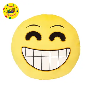 Plush Toy Soft Emotion Round Cushion Plush Pillow