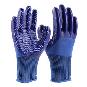 قفازات عمل واقية عالية الجودة مقاومة للماء للبناء والعمل الشاق، مطلية بالنتريل لحماية اليدين، من مصنع بخبرة تزيد عن 20 عامًا - Product Image 6