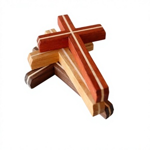 Lámpara de Pared de Madera con Cruz Religiosa Estilo Art Deco para Sala de Estar, Decoración del Hogar, Espacios Comerciales y Hoteles - Product Image 2