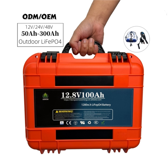 12v 120ah Lithium Ion LFP Battery Pack 12volt 100ah 240ah Lifepo4 Battery Built in BMS off Grid Energy Storage System Marine RV