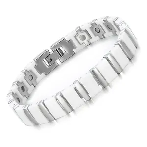 BioMagnetic Jewelry Wholesale Magnetic Bracelets Ceramic Bracelet Supplier Strong Magnetic Therapy Jewelry