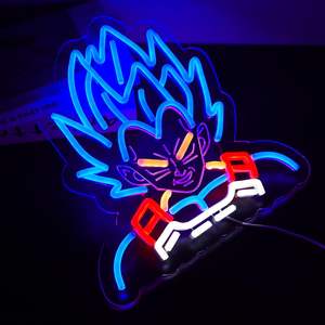 Enseigne d'Anime Enseigne Néon LED Personnalisée Dessin Animé Mignon Impression UV 3D Décoration de Fête Néon Anime Lumières Néon - Product Image 3