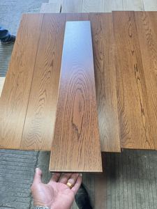 Pavimento in Legno di Quercia Massiccio 18mm, Impermeabile, con Venatura Naturale per Soggiorno ed Esterni - Product Image 2