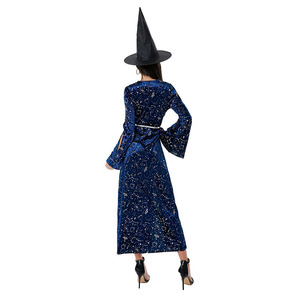 <span class=keywords><strong>Halloween</strong></span> <span class=keywords><strong>Maléfica</strong></span> Bruja Cosplay <span class=keywords><strong>Traje</strong></span> <span class=keywords><strong>de</strong></span> escenario Mujer oscura Bruja Diablo Disfraz - Product Image 6