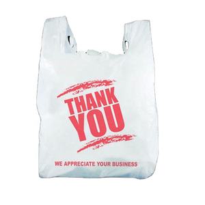 ถุงพลาสติก500เสื้อยืดสีขาว18 "x 8x30" ร้านขายของชำซูเปอร์มาร์เก็ตช้อปปิ้งขนาดใหญ่ - Product Image 6