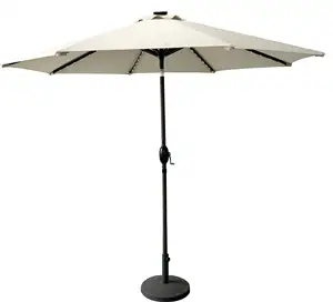 Olefin Tipi Şemsiye Güneş Bahçe Pazarı Şemsiye