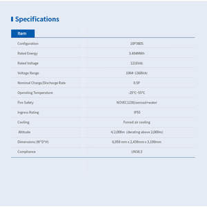 Efficiente e durevole 1mw 2mwh 3mwh 5mwh 20ft contenitore soluzione di accumulo di energia del contenitore della batteria sistema di accumulo di energia della batteria - Product Image 6