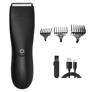 Recortadora de vello corporal OEM/ODM, recortadora de barba, afeitadora eléctrica para hombres, recortadora de vello púbico con luz, kit de aseo - Product Image 5