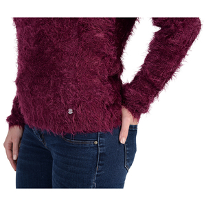 Maglione aderente marrone traspirante con cappuccio Grng da donna con Logo frontale per stampa Casual autunno/inverno-100% autentico - Product Image 4