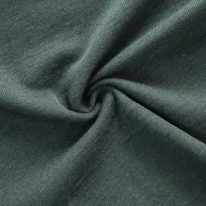 Wholesale Customized 1*1 RIB 100% Merino Wool Fabric Knitting For Sweatershirt