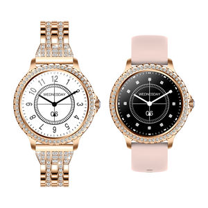 Reloj de cuarzo I58 para mujer con diamantes, dos correas, llamadas por Bluetooth, monitor de presión arterial, oxígeno y sueño, reloj inteligente de lujo para mujer - Product Image 2