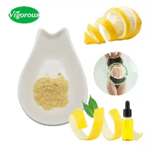 Poudre d'écorce de citron biologique séchée, superaliments naturels purs de haute qualité