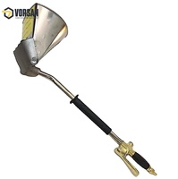 Pistolet à mortier pneumatique portatif à haut moment de charge, machine à projeter le béton avec trémie efficace pour le revêtement mural de construction