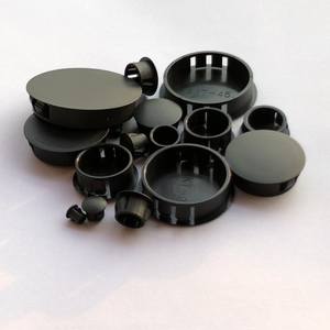 5มิลลิเมตร-50มิลลิเมตรไนลอนพลาสติกกันน้ำหลุมเสียบรอบสแน็ปแผงผนังฝาครอบกันฝุ่นปลั๊ก - Product Image 6