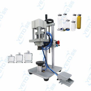 YETO piccola bottiglia di Profumo pompa di piegatura di tenuta di chiusura tappatura prezzo della macchina per la bottiglia di vetro - Product Image 1