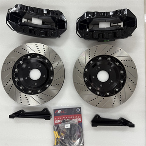 Kit d'étriers de frein avant haute Performance 6 pistons pour <span class=keywords><strong>Golf</strong></span> <span class=keywords><strong>R</strong></span> MK5 MK6 MK7 GTI GX460 GX470 LX470 LX570 Audi A4 A6 A8 Q3 Q5 Q7 - Product Image 4