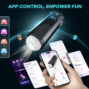 9 Zuigende & 9 Stotende & 9 Vibrerende APP-gestuurde adult toys pocket <span class=keywords><strong>pussy</strong></span> 3D mannelijke stimulator mannelijke masturbatie hulpmiddel mannen seksspeeltjes - Product Image 4