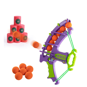 Ensemble de jouets arc et flèches en mousse, cible de tir en forme de radis, jeu de tir interactif parent-enfant avec balles de projection - Product Image 1
