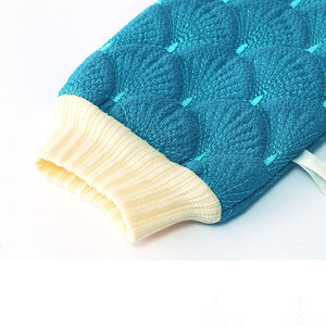 3pcs Mermaid Body Scrubber Set <b>Bath</b> Glove Shower <b>Brush</b> Exfoliating Scrub Sponge Exfoliating <b>Back</b> Massager Dead Skin Removal - Product Image 3