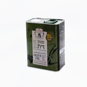 Lata de aceite de oliva ecológica de 2 litros, envase vacío de calidad alimentaria para galletas, chocolate, alimento para mascotas, lata rectangular cuadrada - Product Image 2