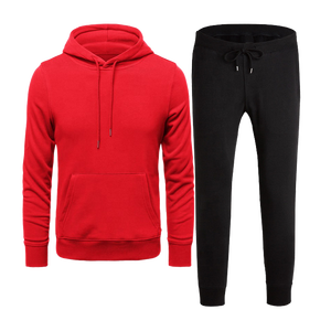 Survêtement Hommes Offre Spéciale À Capuche Costumes Ensembles Solides Hommes Sweatshirts Survêtement Printemps Hiver Molleton Pull Avec Capuche 2 pièces Ensemble - Product Image 5