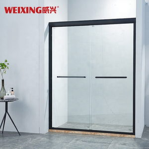 <span class=keywords><strong>Porte</strong></span> <span class=keywords><strong>de</strong></span> <span class=keywords><strong>douche</strong></span> coulissante double <span class=keywords><strong>en</strong></span> <span class=keywords><strong>verre</strong></span> trempé encadrée <span class=keywords><strong>en</strong></span> alliage d'aluminium sur mesure, directement <span class=keywords><strong>de</strong></span> l'usine, pour hôtel et maison - Product Image 1