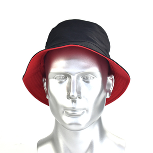 Venta al por mayor a granel logotipo personalizado patrón de lujo estampado cubo gorra de doble cara verano pescador Reversible sol sombrero de cubo - Product Image 3