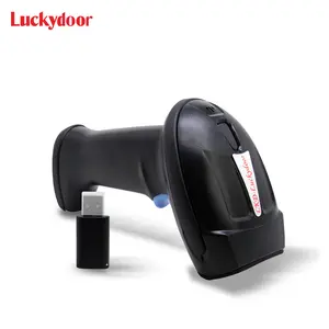 Luckydoor High quality 1d 2.4ghz wireless CCD Long range barcode scanner LKD K-316RB China manufacturer