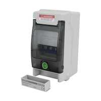Boîtier de distribution électrique extérieur SELHOT MCB IP65 4 voies avec verrouillage, combinateur en matériau PC, certifié ISO, modèle SHOW-4