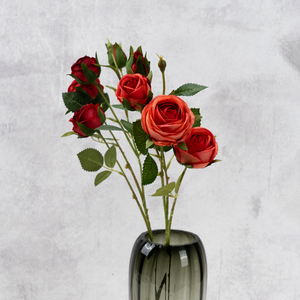 Simulación de 4 Hermosas Rosas de Seda para Decoración de Interiores y Exteriores, Festivales, Decoración Suave para Bodas, Arreglos Florales Decorativos - Product Image 5