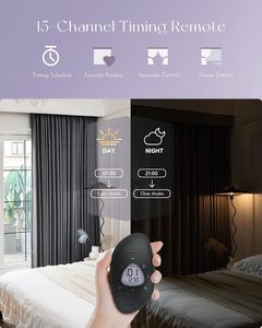 Nuova Tendenza <span class=keywords><strong>Tende</strong></span> di Lusso Elettriche Intelligenti in Tessuto per Soggiorno <span class=keywords><strong>e</strong></span> Camera da Letto - Product Image 2