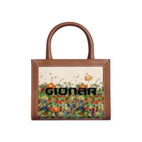 Gionar Tas Tangan Wanita Terbaru, Tas Tangan Wanita, Tas Bordir Cetak Bunga, Tas Tangan Persegi Panjang Portabel