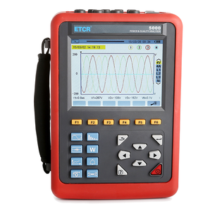 เครื่องวัดพลังงานดิจิตอล ETCR5000 เครื่องวิเคราะห์คุณภาพไฟฟ้า 3 เฟส เครื่องตรวจสอบคุณภาพไฟฟ้าอเนกประสงค์ พร้อมแคลมป์วัดกระแส ETCR040B - Product Image 2