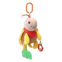 Jouets suspendus personnalisés pour bébé, hochets doux d'apprentissage, animaux en peluche pour poussette, lit de bébé, berceau, avec anneau de dentition pour nourrissons et tout-petits
