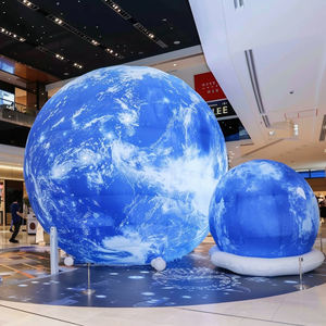 Globos Inflables con Forma de Planetas de la Marca Airvon, Globo <span class=keywords><strong>Lunar</strong></span> Iluminado Personalizado con LED para Eventos Temáticos - Product Image 2