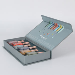 Boîte d'emballage de luxe en papier vide pour soin des <span class=keywords><strong>ongles</strong></span> en <span class=keywords><strong>gel</strong></span>, coffret de vernis à <span class=keywords><strong>ongles</strong></span>, boîte d'emballage magnétique avec personnalisation - Product Image 4