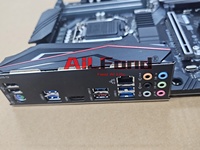 Carte mère de jeu Z390 GAMING X d'occasion en bon état avec LGA1151, prend en charge les processeurs Core de 9e et 8e génération avec bouclier E/S