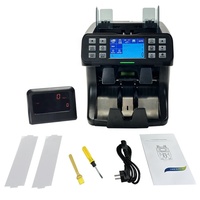 La machine de compteur d'argent multi CIS à grande vitesse installe jusqu'à 30 devises Machine de comptage de détecteur de billets de banque professionnelle