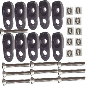 Clip pour câble métallique 10 mm, finition simple, pour usage industriel général - Product Image 5
