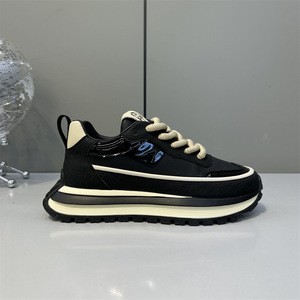 Baskets décontractées pour hommes, nouvelle collection été, respirantes, souples, pour la marche et la course, style papa à semelle épaisse, semelle intérieure en maille PU - Product Image 4