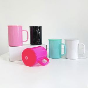 Tazas de Vidrio de 17 oz Color Macaron, Libres de BPA, para Sublimación, con Tapa de Plástico PP y Pajita, para Vinilos UV DTF, Disponibles en Almacén de EE. UU. - Product Image 2