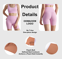 FITVOLT Al por mayor Shorts de yoga y ciclismo de cintura alta, elásticos, lisos, tallas grandes, con efecto realce de glúteos, sexys, ecológicos, transpirables y con control de abdomen