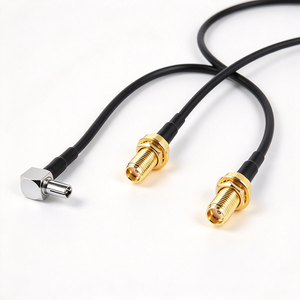 Câble coaxial RG174 TS9 mâle vers SMA femelle traversant le panneau, 50 Ohms, rallonge d'antenne pour modem 4G 5G LTE WiFi - Product Image 5