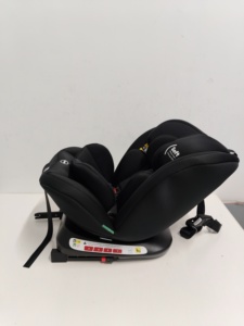 Siège auto enfant R129/04 360° rotatif avec mousse à mémoire de forme améliorée, protection latérale SIPS, <span class=keywords><strong>ISOFIX</strong></span>, 0-12 ans, noir, charge maximale 36 kg - Product Image 4