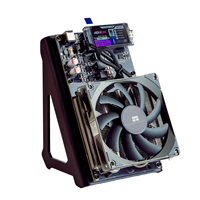 Nerd Qaxe++ 4.8THs 75W BM1370 ASIC Chips Mini Bitcoin Miner Solo Mining Lottery Miner Lucky Miner 24x16x13mm 50dB Métal