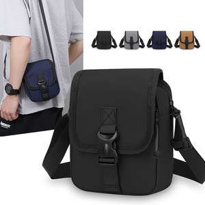 Bolso <span class=keywords><strong>Bandolera</strong></span> Mini para <span class=keywords><strong>Hombre</strong></span>, Personalizable con Logotipo, de Moda, Casual, Práctico, para Teléfono, con Nailon Impermeable, Venta al Por Mayor - Product Image 1