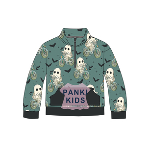 Pankai Factory Motif imprimé personnalisé Ultra doux et respirant bambou français éponge maman et moi quart <span class=keywords><strong>sweat</strong></span>-shirt <span class=keywords><strong>zippé</strong></span> - Product Image 5