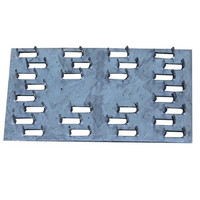 Placa de unión de acero galvanizado de doble cara para truss, resistente, para techos de madera y trabajos de reparación de palets, venta al por mayor